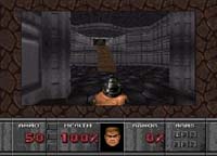 une photo d'Ã©cran de Doom sur Sega Saturn